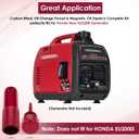 Fits for Honda EU2200i Generator Mess Free Oil Change Funnel & Magnetic Oil Dipstick Complete Kit