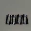 8Count Replacement Toothbrush Heads Compatible with Oral B iO Series 2/3/4/5/6/7/8/9/10 Electric Toothbrush,Medium Bristles for Effective Plaque Removal(Black)