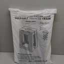 Foldable Bath Shower Safety Chair Seat, 17.7" High Anti-Slip Bench Bath tub Stool for Elderly or Seniors (ShowerChair Grey)