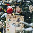 Amosfun Santa Claus Climbing on Rope Ladder Christmas Tree Ornaments Hanging Pendant Plush Swedish Gnome Figurine Ornaments for Christmas Tree Door Wall Decoration