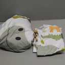 Wild Animals Comforter Set Safari Animals Print Comforter for Boys Girls Teens Cute Hippo Crocodile Lion Bedding Set Kids Cartoon Elephant Giraffe Duvet Set Room Decor Quilt Set, Crib/Toddler Bed