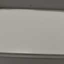 MOPALL Small Bathroom Cans with Lids,Motion Sensor Bathroom Can,Narrow Waterproof Plastic 3.5 Gallon Automatic Adsorption Touchless Garbage Can,White