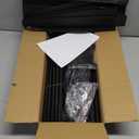 5 Tier Shoe Rack, Shoe Organizer Storage for 20-25 Pair Boot and Sneaker, Stackable Free Standing Shoe Shelf with Hooks and Side Pocket, Space Saving Shoes Rack for Closet, Entryway (Black)