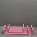 SRIWATANA Floating Shelves Wall Mounted, Solid Wood Wall Shelves, Pink