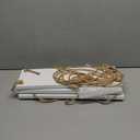 Mkono Wood Hanging Shelves for Wall Boho Decor Swing Rope Rustic Floating Shelf, Set of 3 Wall Display Shelving Home Organizer Rack for Living Room Bedroom Bathroom Kitchen, White