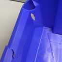 Plastic Containers for Organizing and Storage Bins for Closet, Kitchen, Office, Garage or Pantry Organization, Stackable Bins, Extra Large (14.8" x 16.5" x 7"), 4-Pack, Blue