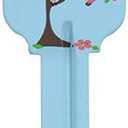 Hillman Diva Tree & Birds House/Office Universal Key Blank Single Sided