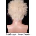 Short Blonde Wig with Glass and Goatee for Halloween Cosplay Party