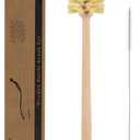 Long Handle Bottle Brush,Wooden Cleaning Brush with Straw Brush,Built for Stanley Cup, Sports Bottles and Coffee Mugs