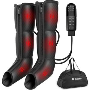 Leg Compression Massager with Heat for Circulation, Medical-Grade Compression Boots, Edema Relief for Legs/Feet, FSA HSA Eligible, Foot/Calf Therapy, Post-Surgery & Sports Recovery, Gifts for Mom Her