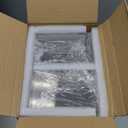 Rectangular Acrylic Vases for Centerpieces, 16 Inches Long Floral Vase with Holes for Flowers, Clear Rectangle Box Tray for Roses Modern Flower Arranger for Wedding Home Dining Table Decor, 2pcs