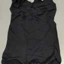 Nebility Womens' Waist Trainer Seamless Round Neck Tummy Control Shapewear Bodysuit (3X-Large-4X-Large, Black)