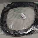 HighnessHwoo Luxury Fluffy Winter Car Steering Wheel Cover for Women Soft Warm Plush Cute Auto Accessories for Vehicle, Sedan, Universal, Fuzzy, Anti Slip, Black, Standard Size, 14.75-15.15"