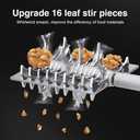 Nut Chopper, Portable Manual Nut Grinder with Hand Crank For All Nuts, Hand Held Food Shredder Cutter Mincer Blender Meat Grinder Kitchen Tool for Making Toppings(White)