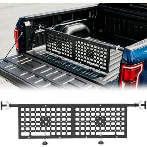 53"-67" Adjustable Truck Bed Cargo Divider for Jeep Gladiator,Toyota Tacoma