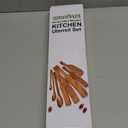 Spurtle Set,Wooden Spurtle Set of 9,Wooden Spoons for Cooking, Natural Teak Wooden Utensils for Cooking, Stirring, Mixing, Serving,Spurtles Kitchen Tools As Seen On Tv