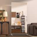 Hasipu Extra Large Full Length Floor Mirror with Wheels, 65" x 22" Rolling Portable Gym & Dance Studio Home Gym Mirror, White