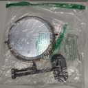 5000mAh Rechargeable Wall Mounted Lighted Makeup Vanity Mirror Double Sided 1X 30X Magnifying Bathroom Mirror, 3 Color Lighting, Touch Dimming, Extended Arm 360 Rotation Light up Mirror Antique Bronze