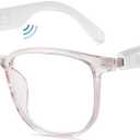 DUCO Bluetooth Blue Light Glasses for Women Men Smart Glasses with Open Ear Audio UV400 Protection