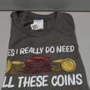 Funny Coin Collector Gift for Men Women Kids Coin Collecting T-Shirt Size: Kids 10