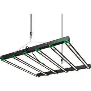 VIVOSUN Patented Design VSFD6500 LED Grow Light, 650W Detachable Dimmable Plant Grow Light with 6 Dimming Option - Full Spectrum and UR/IR Light for Indoor Plants