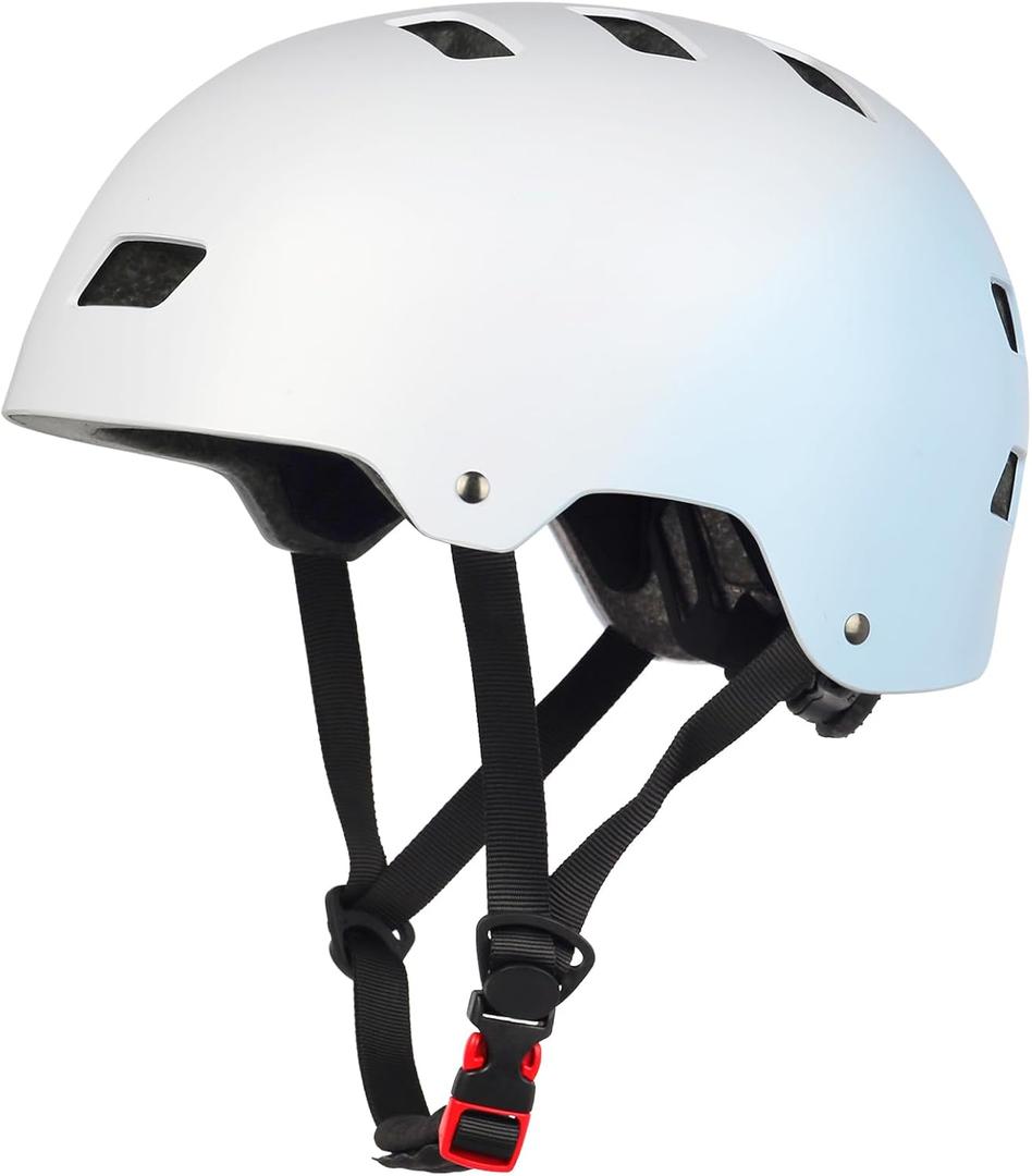 Bike Skateboard Helmet, Adjustable and Multi-Sport for Skate Scooter for Adult Youth Kids Toddler Small