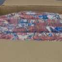 Rugland 9x12 Area Rug - Stain Resistant Washable Rug, Anti Slip Backing Rugs for Living Room, Vintage Tribal Area Rugs (TPR10-Burgundy, 9'x12')