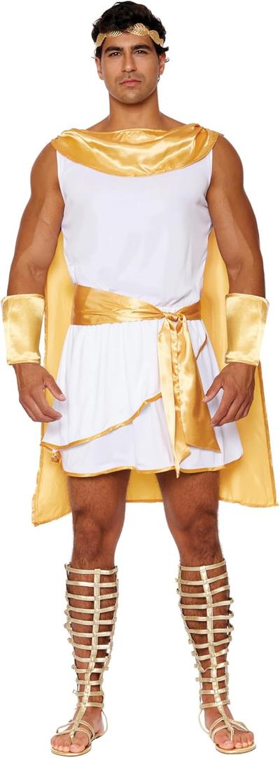 Dreamgirl Men's He's A God (White)