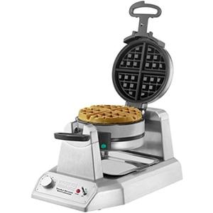 Waring Commercial WW200 Waffle Iron, 18x11x12, Silver