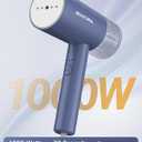 BEAUTURAL Steamer for Clothes, Portable Garment Wrinkle Remover, Fast 30s Heat-up, Foldable and Handheld, 120V Only (Not for 220V Europe), Blue