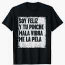 Mexican Funny T Shirt Camisas Con Mensajes Motivacionales T-Shirt, Medium, Black