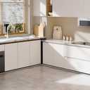 JSIWOTH 10Ft L-Shaped Bendable Silicone Quarter Round Trim Self-Adhesive Peel and Stick Molding for Floor Edge, Wall Corner, Stairs, Cabinet & Tub, White