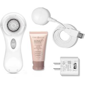 Clarisonic Mia 2 Sonic Facial Cleansing Brush System with Sensitive Brush Head (White)