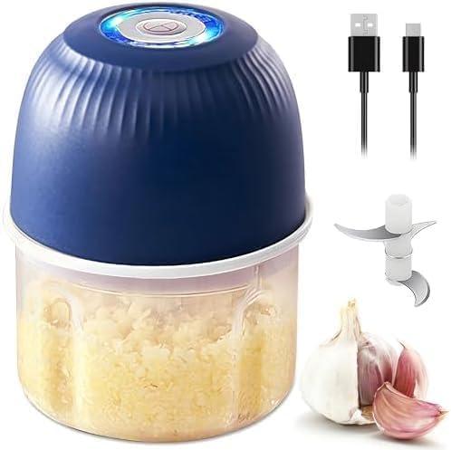 Model Type-c Rechargeable Food Processor Electric , Mini Food Chopper, Garlic Crusher, Onion Chopper, Portable Mini Food Processor for Garlic, Ginger, Chilli, Vegetable