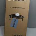 ZCMHAXJ Foldable Mini Trampoline, 36"/40"/48" Rebounder Trampoline for Adults & Kids, 440lbs Capacity Indoor Fitness Workout Exercise Equipment