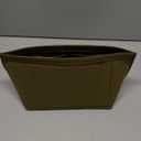 Purse Organizer Insert for Longchamp Le Pliage M Handbag Insert Felt Long Champ Tote Bag Organizer Insert with Cup (Green, Medium)