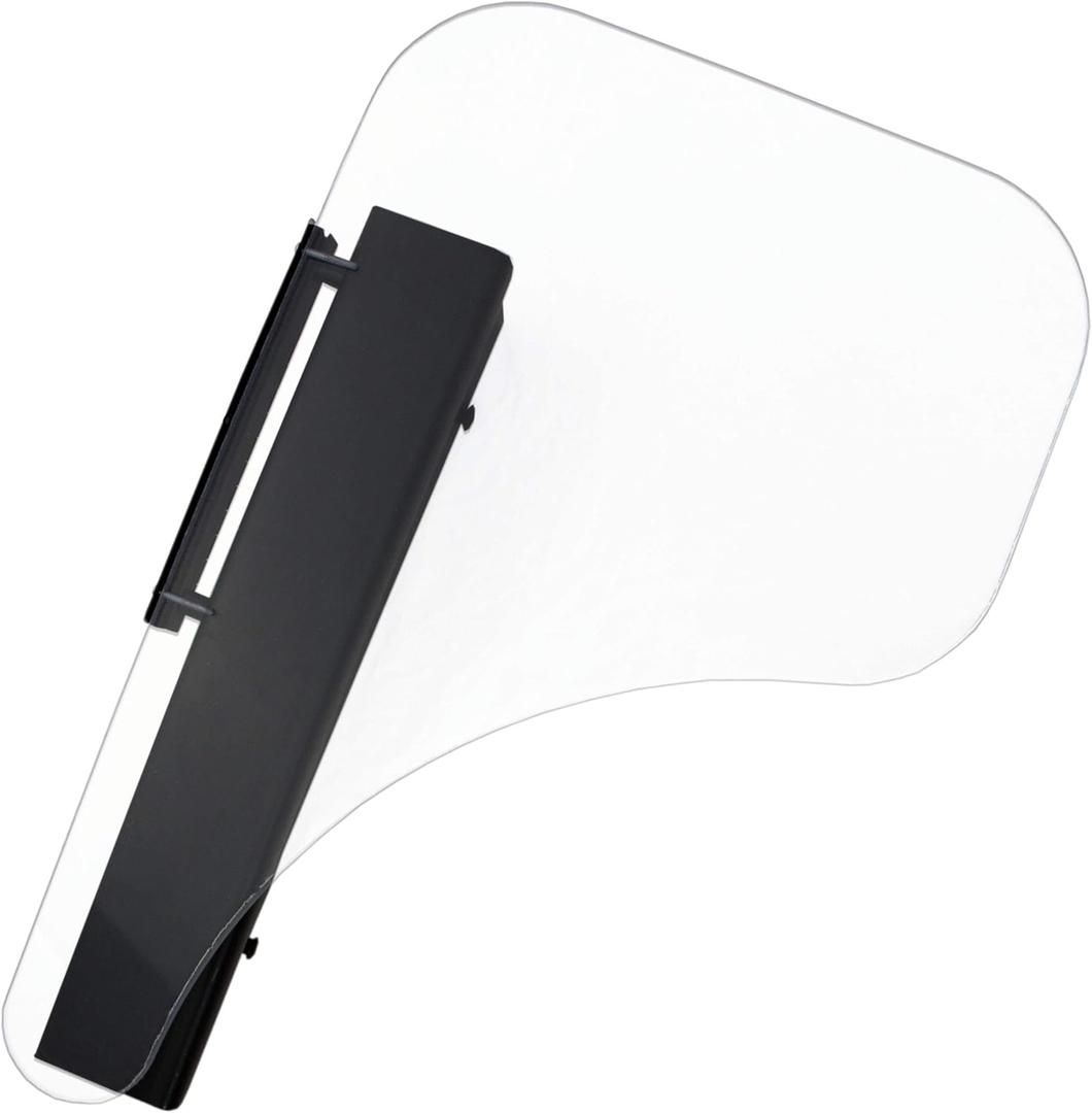 Rehabilitation Advantage Clear Polycarbonate Wheelchair Half Tray, Flip Down