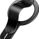 MagSafe Phone Grip for iPhone - Magnetic Phone Ring Holder Detachable for iPhone 16 - Comfortable Finger Phone Ring Grip for Apple 15/14/13/12,Black
