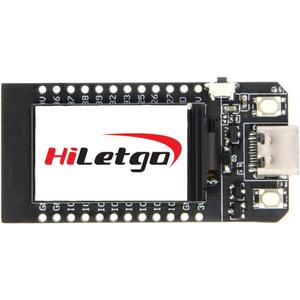 HiLetgo ESP32 LCD WiFi Kit ESP-32 1.14 Inch LCD Display WiFi+Bluetooth CH9102 USB Type-C Internet Development Board for Arduino ESP8266 NodeMCU