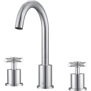 Ancona AN-4303 Prima 3 Bathroom Sink Faucet with 3-Hole Installation in Chrome