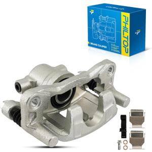 PHILTOP Rear Right Brake Caliper Fit Jeep Chrysler Dodge For 2007-2017 Patriot/Compass, 2008-2014 Avenger, 2011-2014 200, Caliber, Sebring, Lancer ES, 18B5038 Rear Right Passenger Side