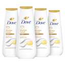 Dove Body Wash Dryness Relief Jojoba Oil 4 Count for Renewed, Healthy-Looking Skin Gentle Skin Cleanser with 24hr Renewing MicroMoisture 20 oz