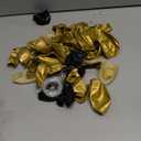 30pcs 5 Inches Latex Balloons, Kids' Party Balloons Decorations for Birthday Wedding Anniversaries Gender Reveal Christmas (Gold + Black)