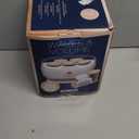 Conair Double Ceramic Hot Rollers for Long, Medium & Short Hair, 5 Ceramic Flocked 1½Inch Heated Hair Rollers with Clips, Hot Curlers for Women, Volume & Curls, Dual Voltage, Pink/White