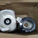 SUSTEAS Cold Press Juicer, 5.3" Feed Chute Slow Masticating Machines with 300W, Fit Whole Fruits & Vegetables, High Juice Yield, Easy to Clean, White