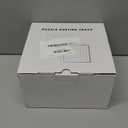 Tidyboss 8 Puzzle Sorting Trays with Lid 8" x 8" - Portable Jigsaw Puzzle Accessories White Background Makes Pieces Stand Out to Better Sort Patterns, Shapes and Colors | for Puzzles Up to 1500 Pieces