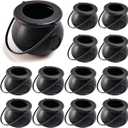 TIHOOD 12PCS 2.75 Spooky Halloween Candy Cauldrons - Mini Black Cauldron Children Toys for St. Patrick's Day Pot of Gold, Trick or Treat, Halloween Decoration and Kid Birthday Party Favors