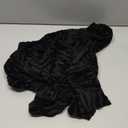 Uni Clau Overol entallado de una sola pieza para mujer, translcido, con cuello en V profundo, malla enteriza estampada de leopardo, para discotecas. (Cy-negro)