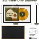 10-Inch Vinyl Record Display Frame, for 10-Inch Records & Sleeves Only, 20X12