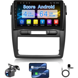 4+64G Car Radio for Chevrolet Cobalt 9 inch Touch Screen 2005 2006 2007 2008 2009 2010 Stereo,Wireless Carplay/WiFi/Bluetooth/EQ Audio/Andriod Auto/AM/FM/Navigation/AHD Camera